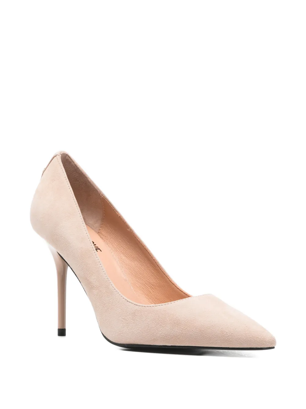 Love Moschino point-toe pumps Beige