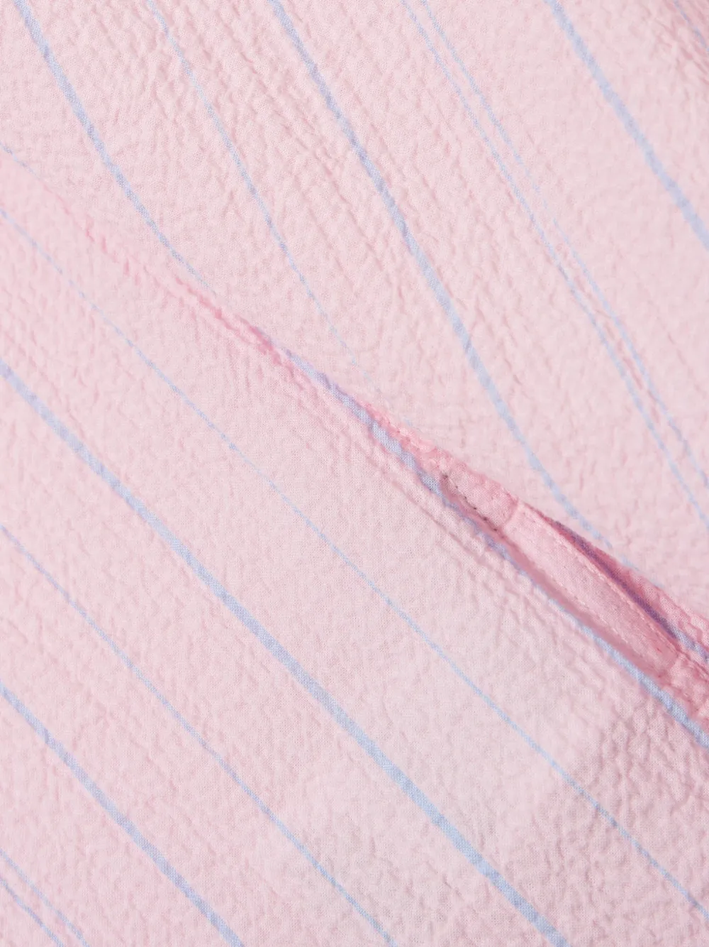Universal Works Gestreepte overhemd Roze
