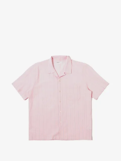 Universal Works chemise rayée à manches courtes