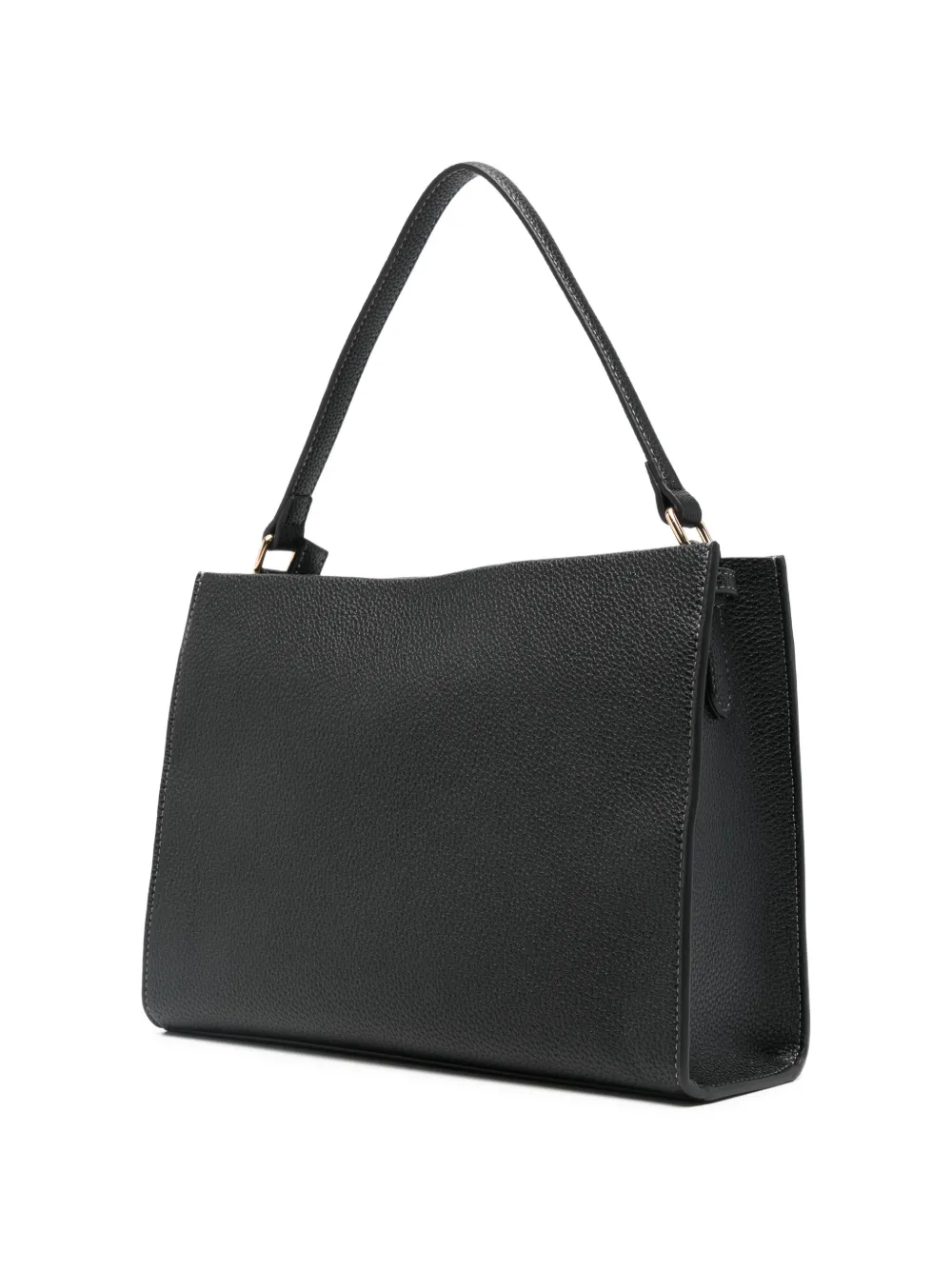 Love Moschino Shopper met logoplakkaat Zwart