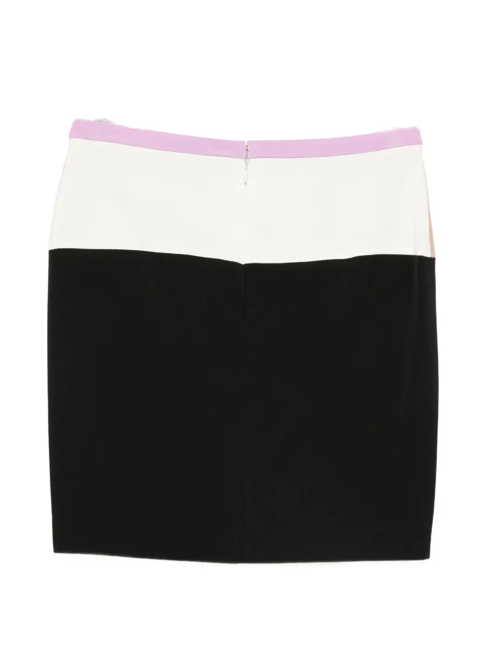 2000s Colour-Block Mini Skirt