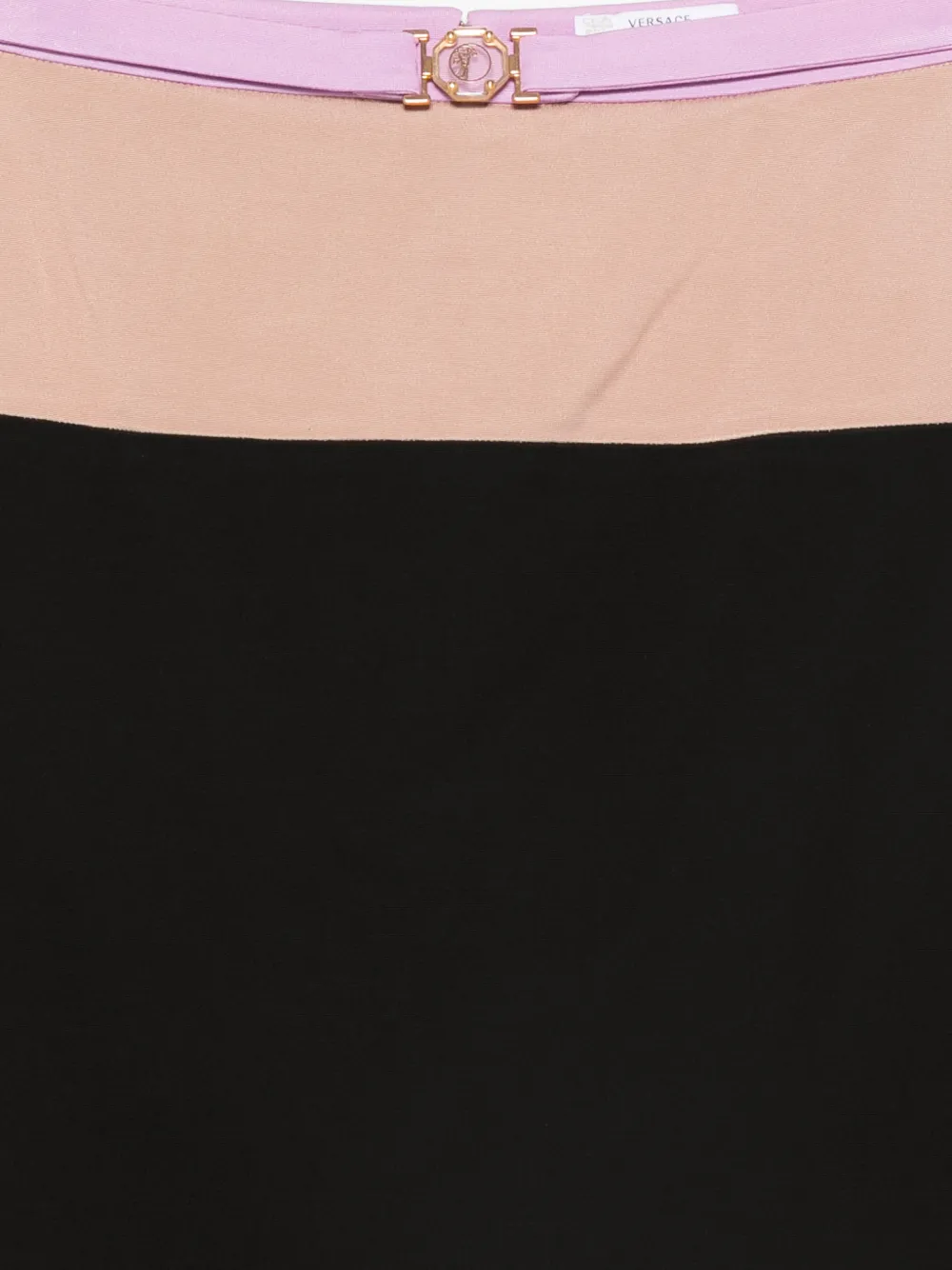 2000s Colour-Block Mini Skirt