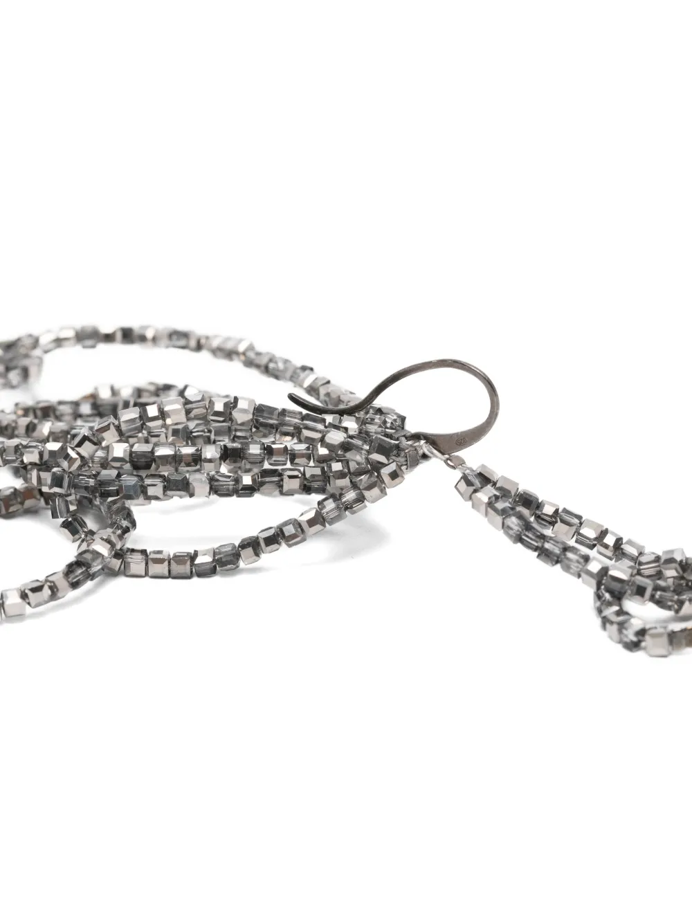 Panicale Beaded Earrings - Grey 