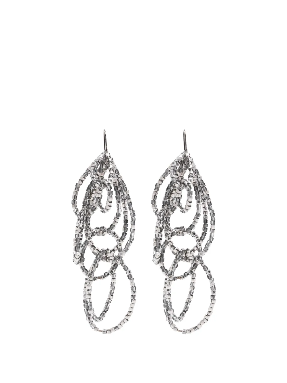 PANICALE beaded earrings - Grigio
