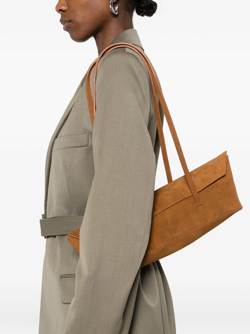  Christopher Esber Mini Gondola Shoulder Bag - Brown 