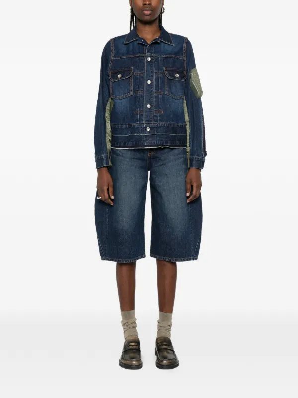 Sacai Patch Pocket Denim Jacket | Blue | FARFETCH