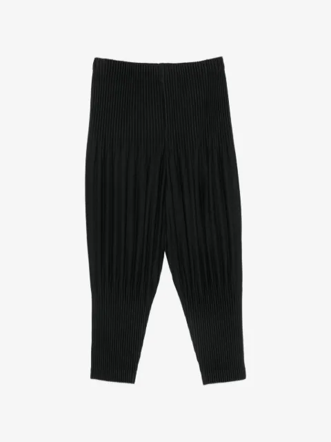 Homme Plissé Issey Miyake plissé-effect tapered trousers