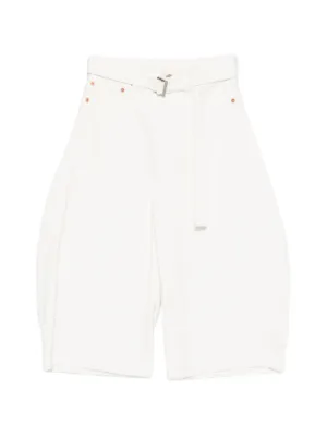 Marina Yee Pleated wide-leg Jeans | Neutrals | FARFETCH RO