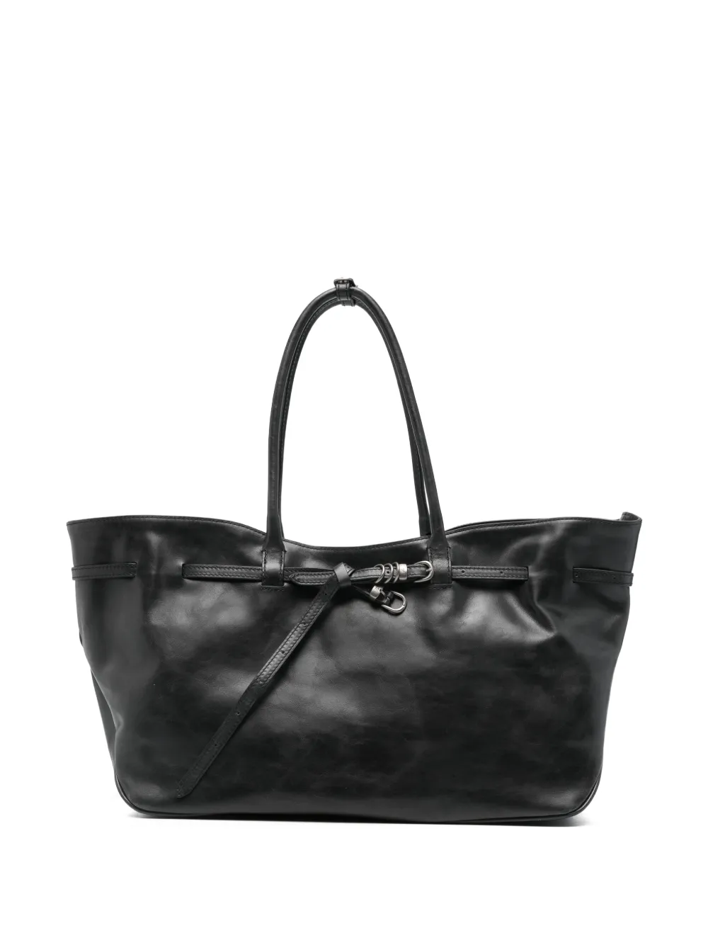 Marge Sherwood large Grandma Used detail shoulder bag - Nero