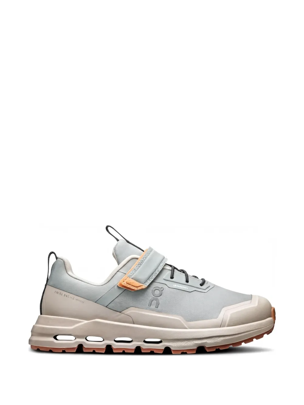 on running kids Cloudhero Waterproof touch-strap sneakers Grijs