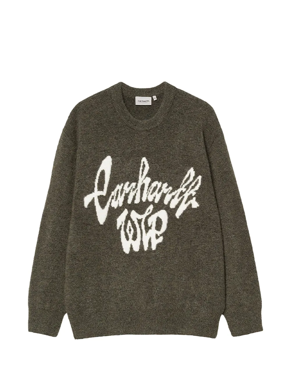 Carhartt WIP Chedda logo-intarsia sweater - Verde
