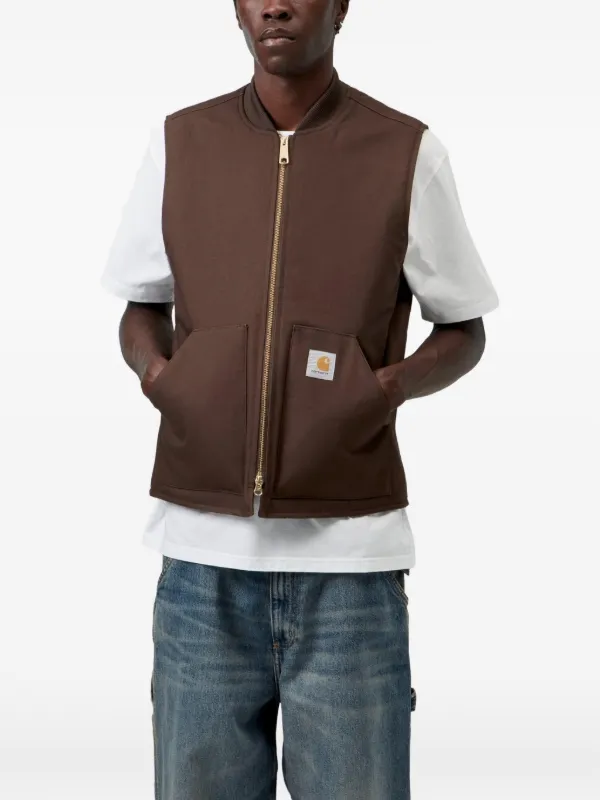 Carhartt WIP Winter Vest | Brown | FARFETCH