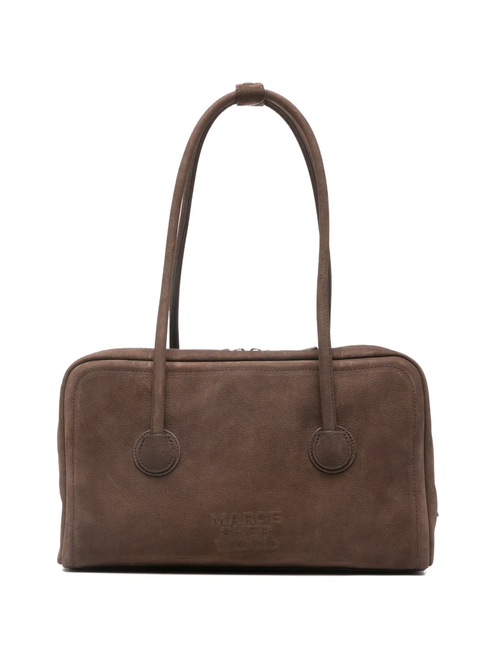 Marge Sherwood Soft Boston zip-up tote bag - Marrone