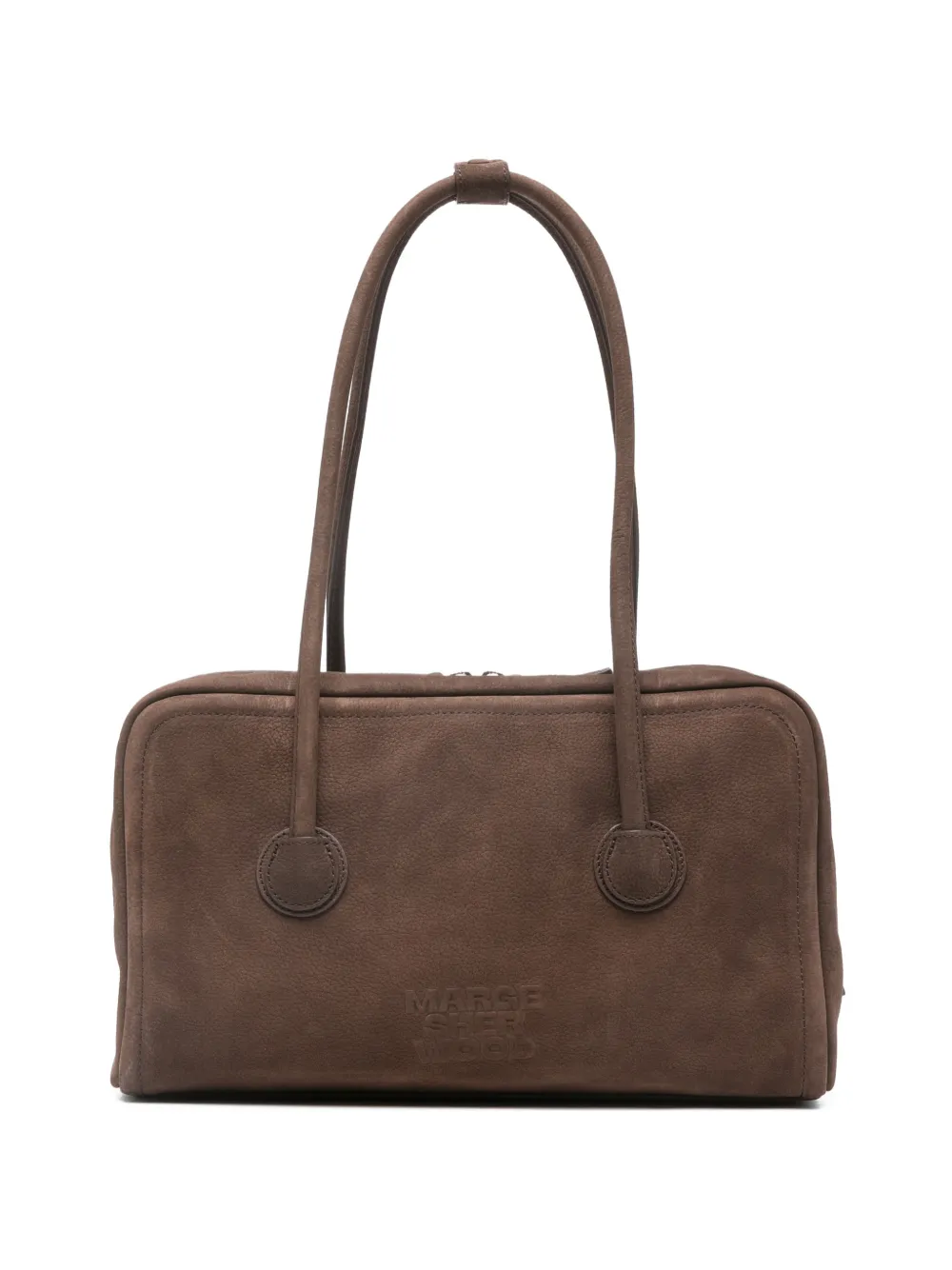 Marge Sherwood Soft Boston zip-up tote bag - Marrone