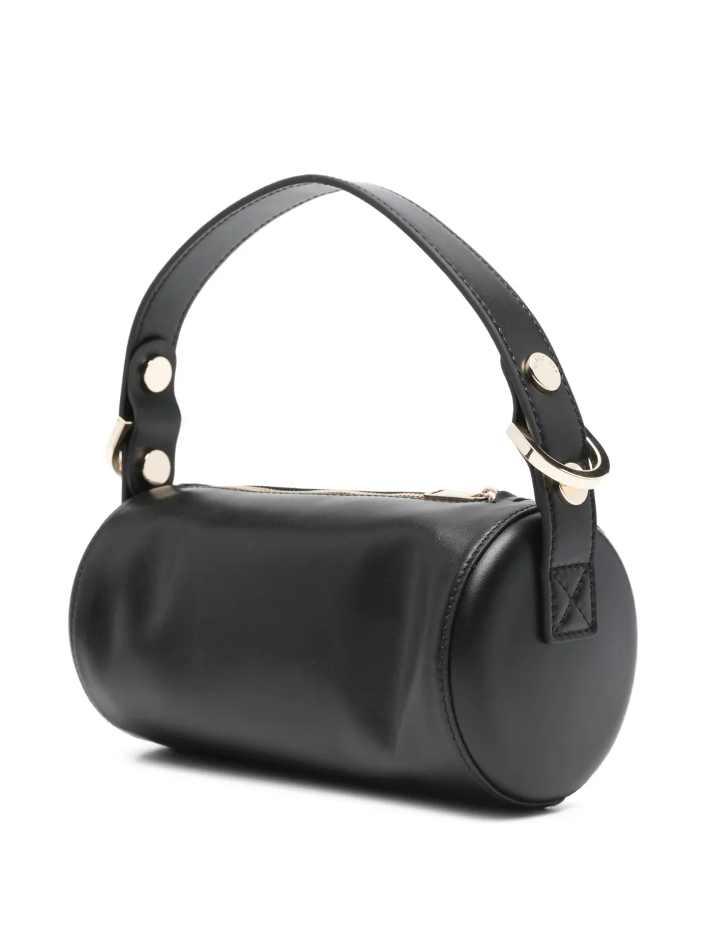 Salce Cylinder Zipped Mini Bag - Black 