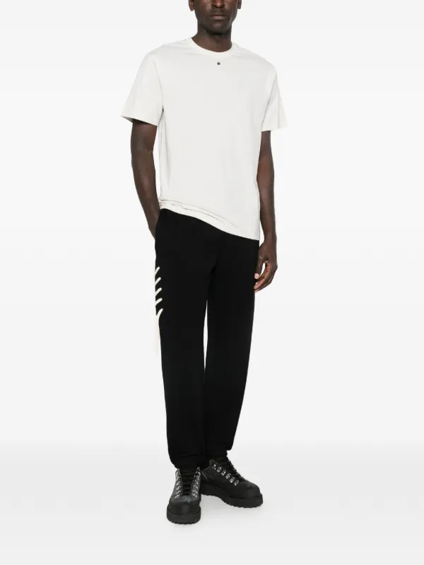 Craig Green lace-detail Track Pants | Black | FARFETCH JO