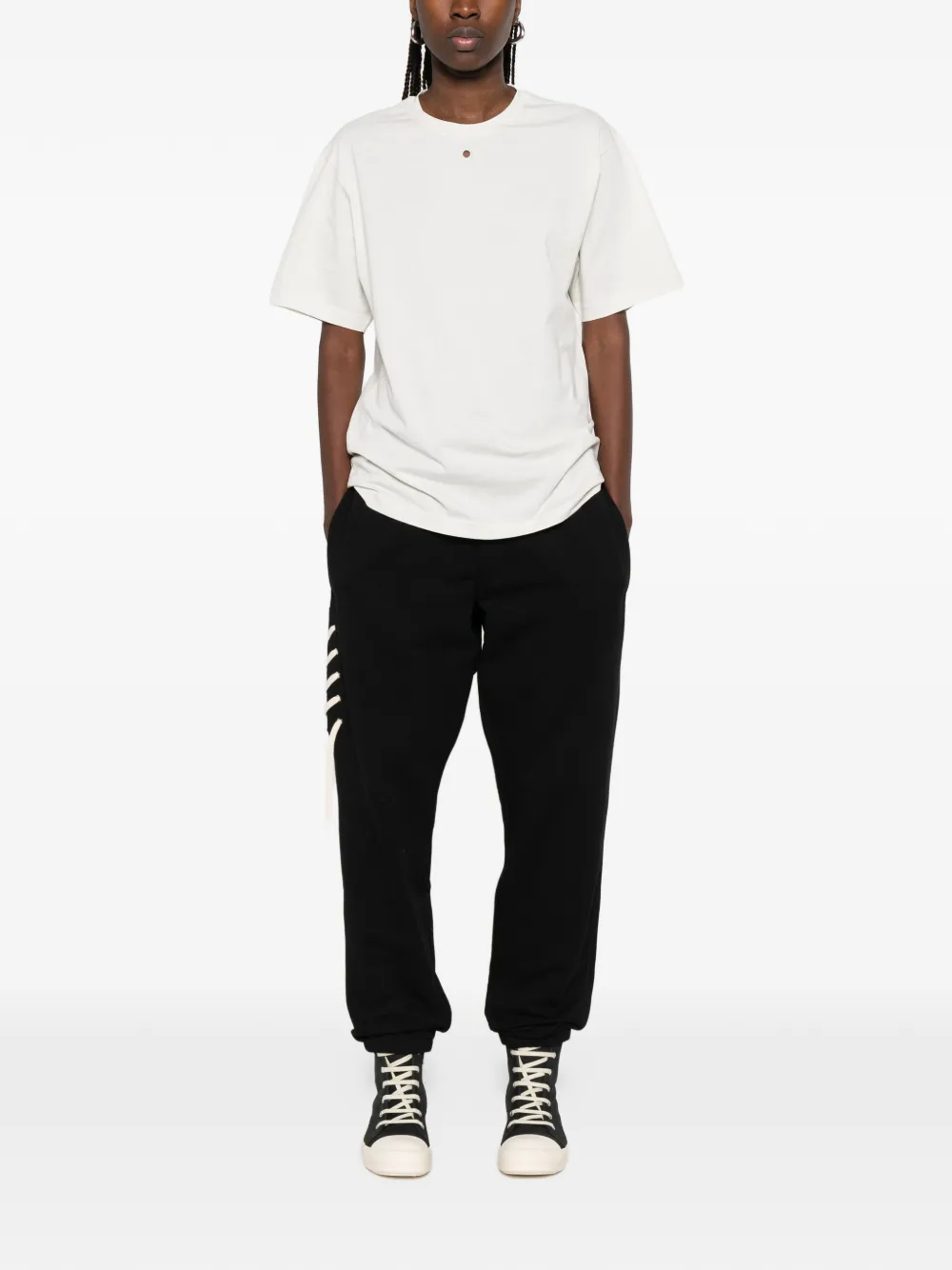 Lace-Detail Track Pants