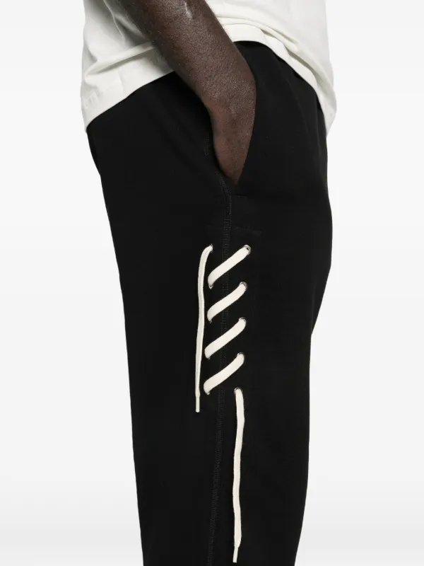 Craig Green lace-detail Track Pants | Black | FARFETCH