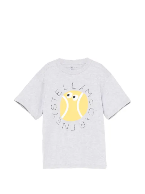Stella McCartney Kids tennis ball graphic T-shirt