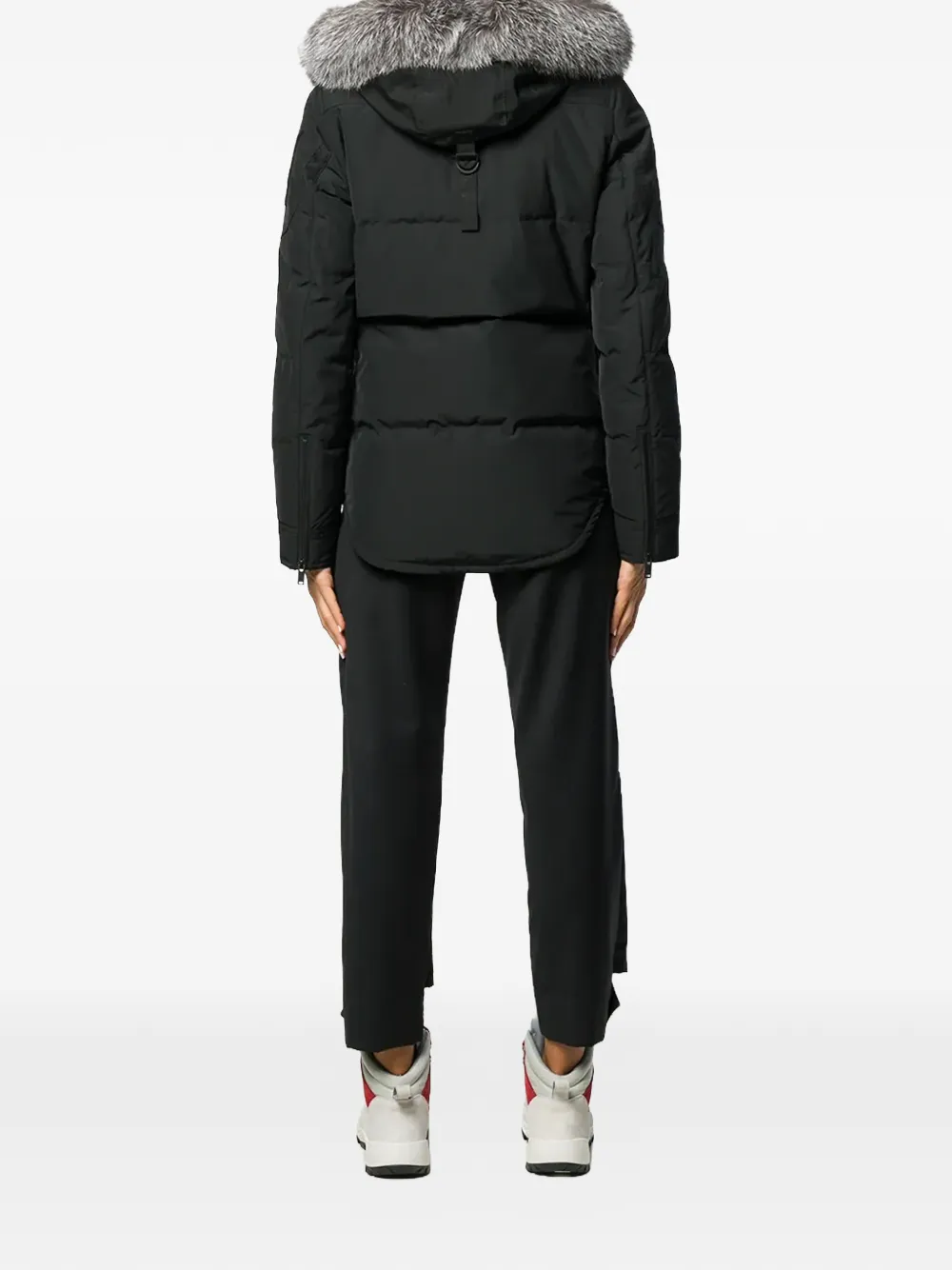  Moose Knuckles Anguille Fur-trim Jacket - Black 