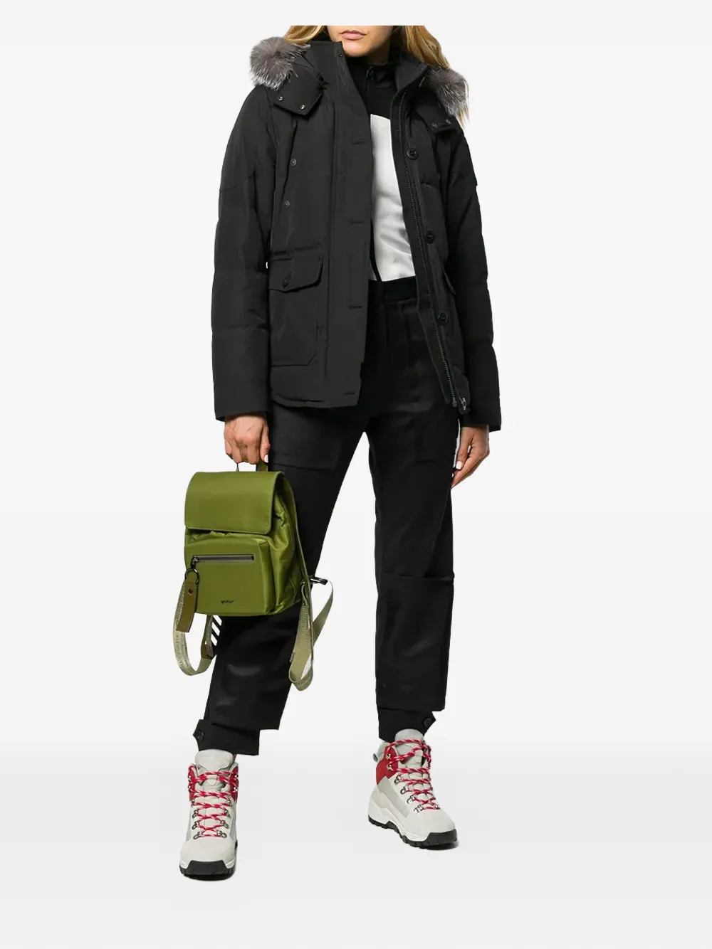  Moose Knuckles Anguille Fur-trim Jacket - Black 