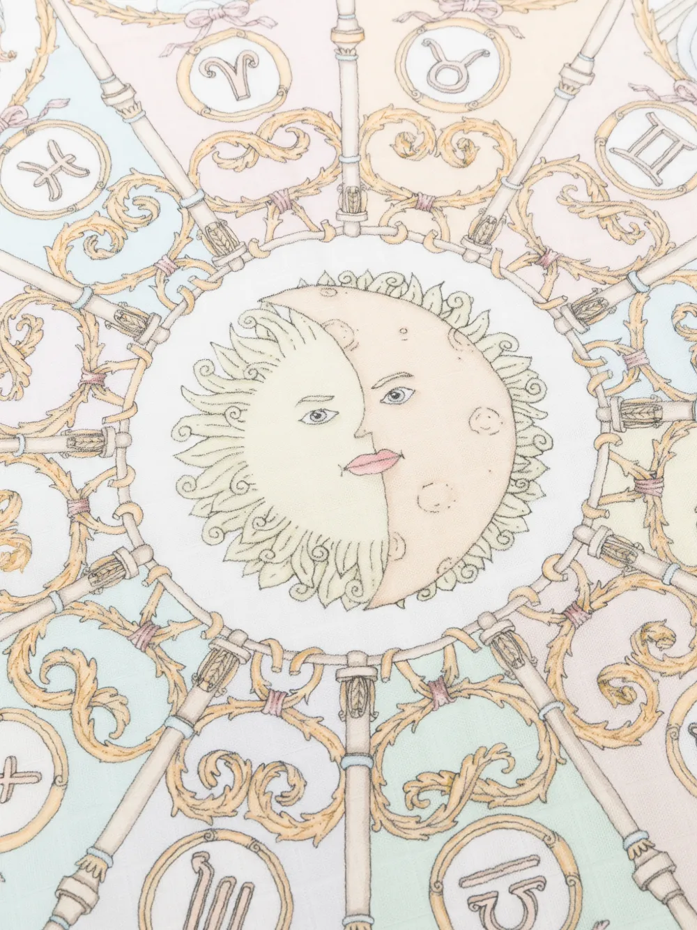 Atelier Choux Zodiac-print Blanket - Neutrals 
