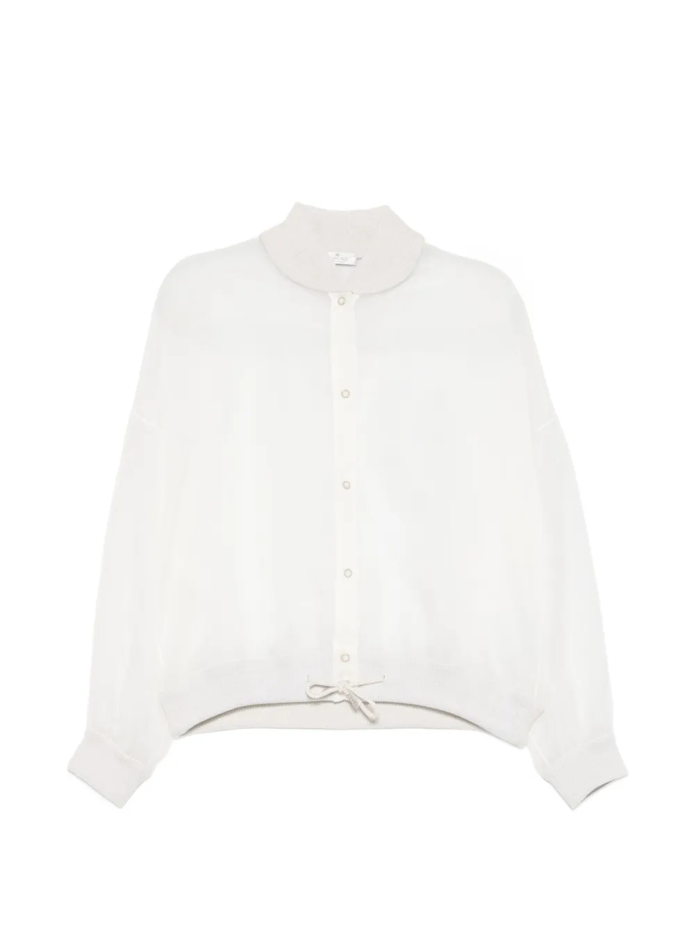PANICALE sheer jacket - Bianco