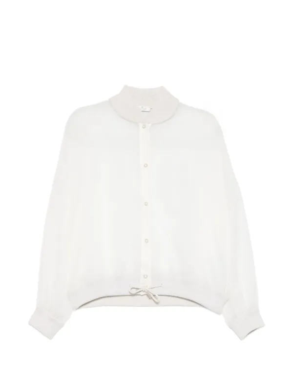 PANICALE Sheer Jacket | White | FARFETCH