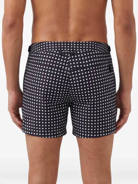 TOM FORD mid-dot print nylon swim shorts