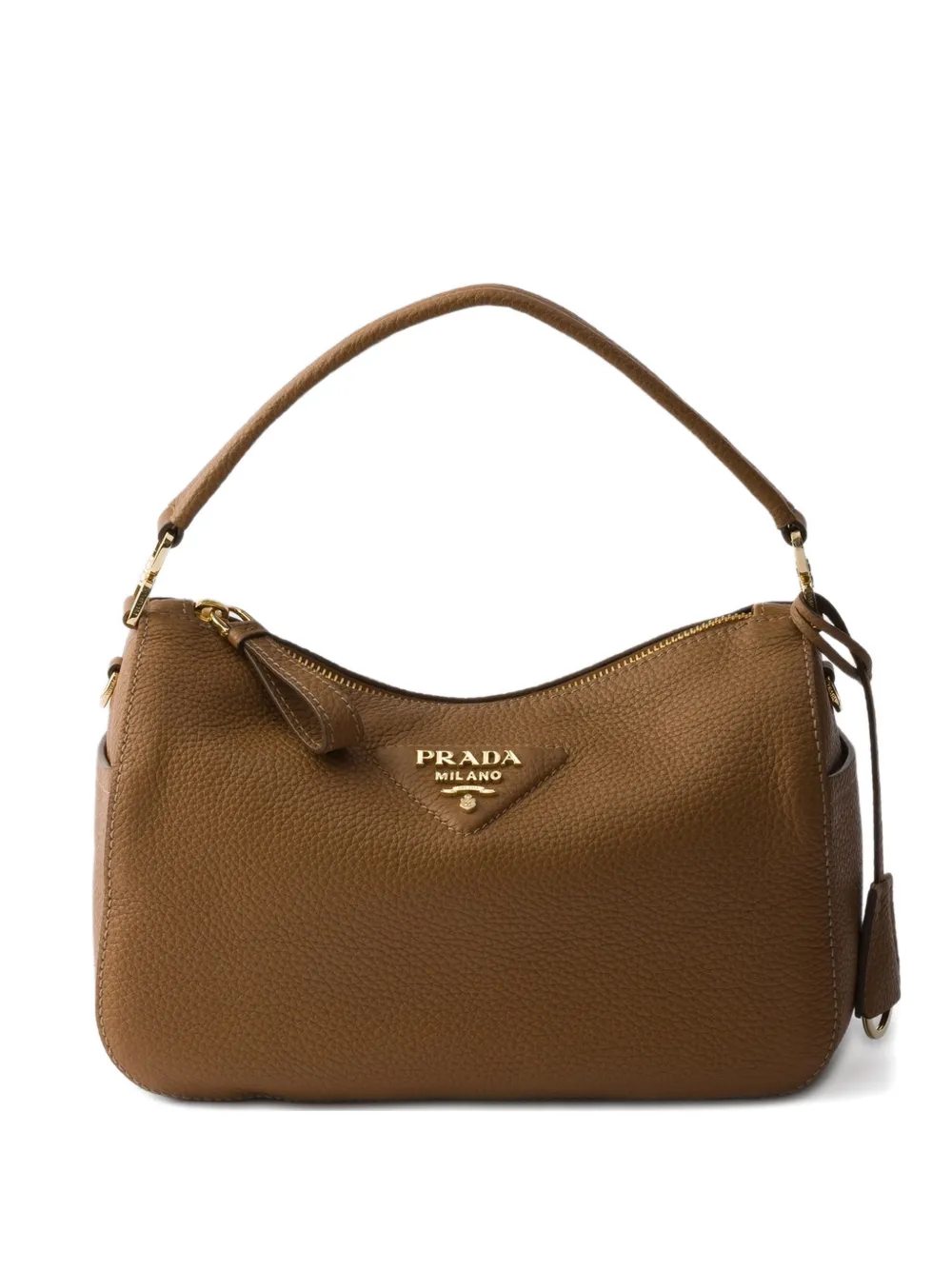 Prada leather shoulder bag - Marrone