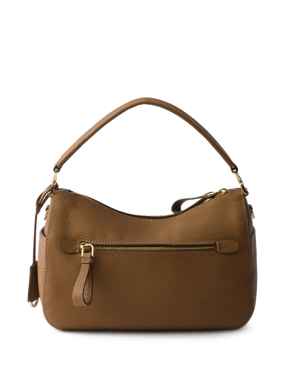 Prada Leren schoudertas Bruin