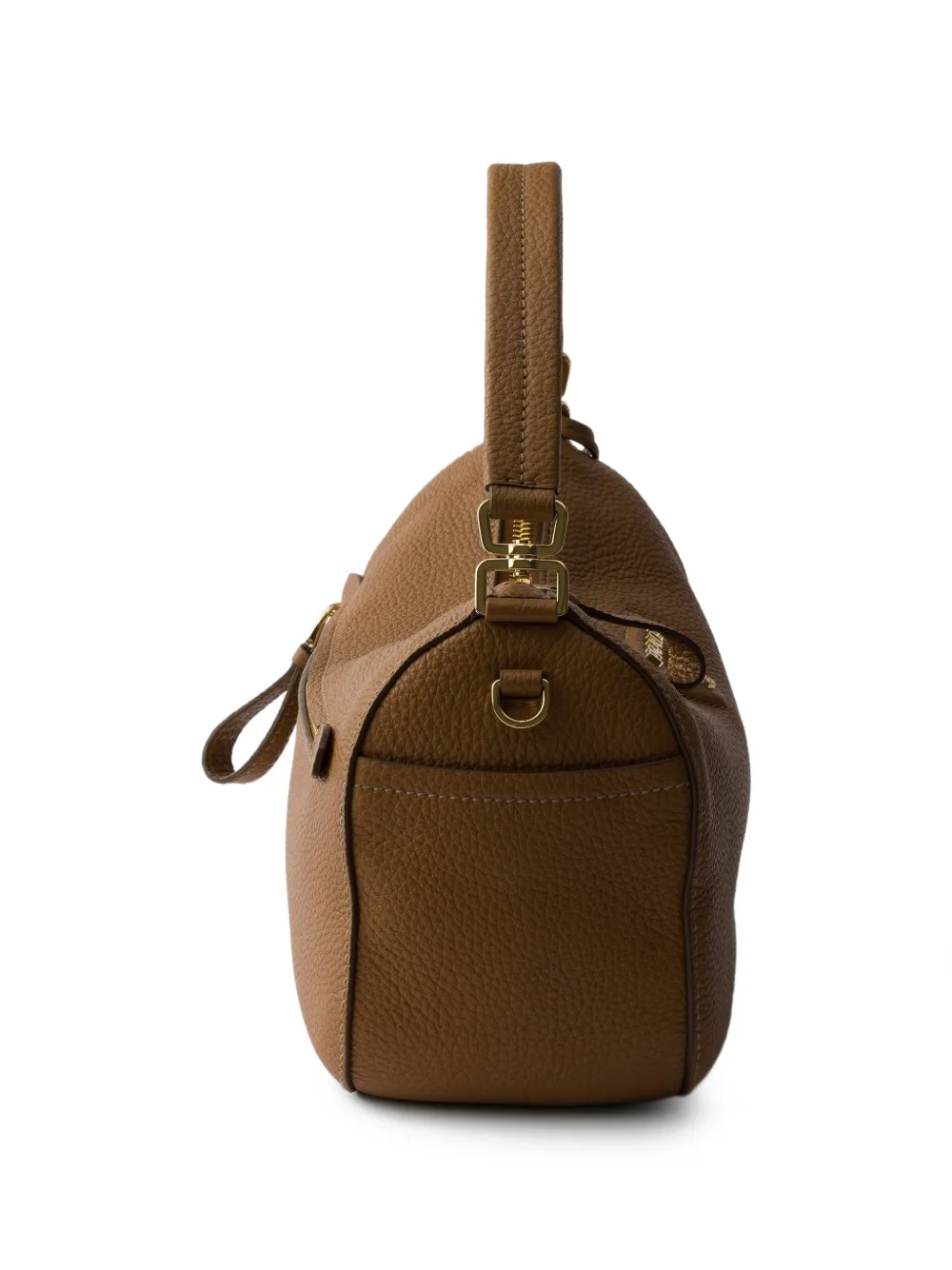 Prada Leren schoudertas Bruin
