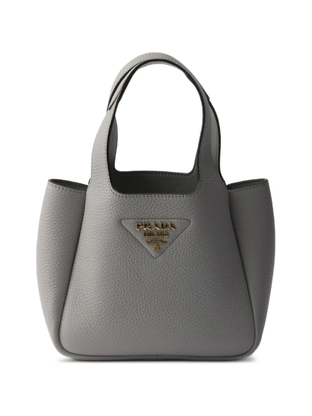 Prada leather tote bag - Grigio