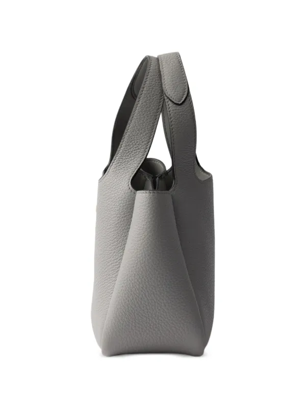 Prada レザーハンドバッグ | グレー | FARFETCH JP