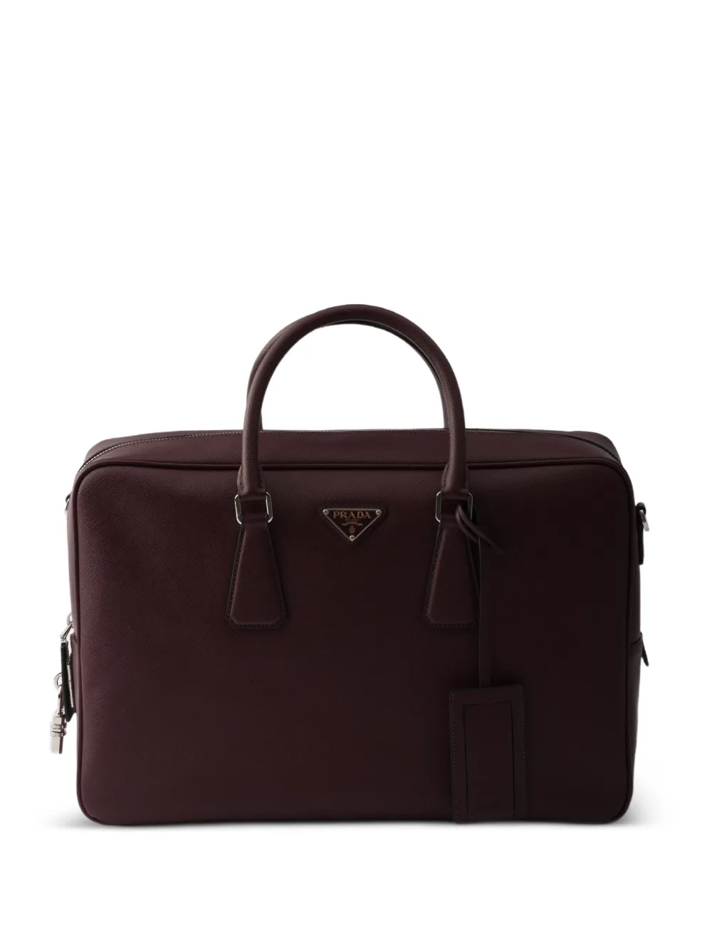 Prada Saffiano leather laptop bag - Rot