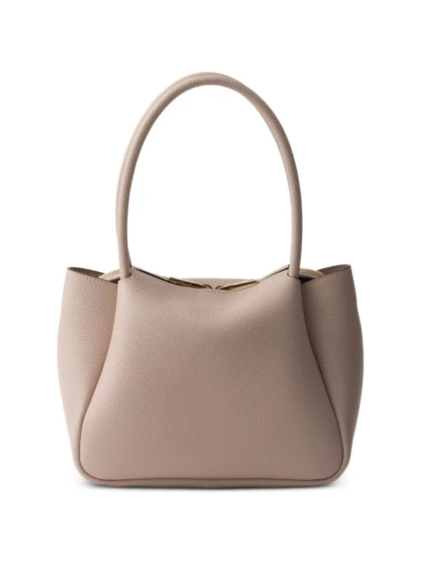 Prada Liaison Small Leather Handbag | Neutrals | FARFETCH