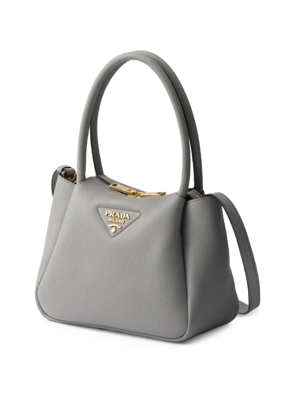 Prada Liaison kleine leren handtas Grijs