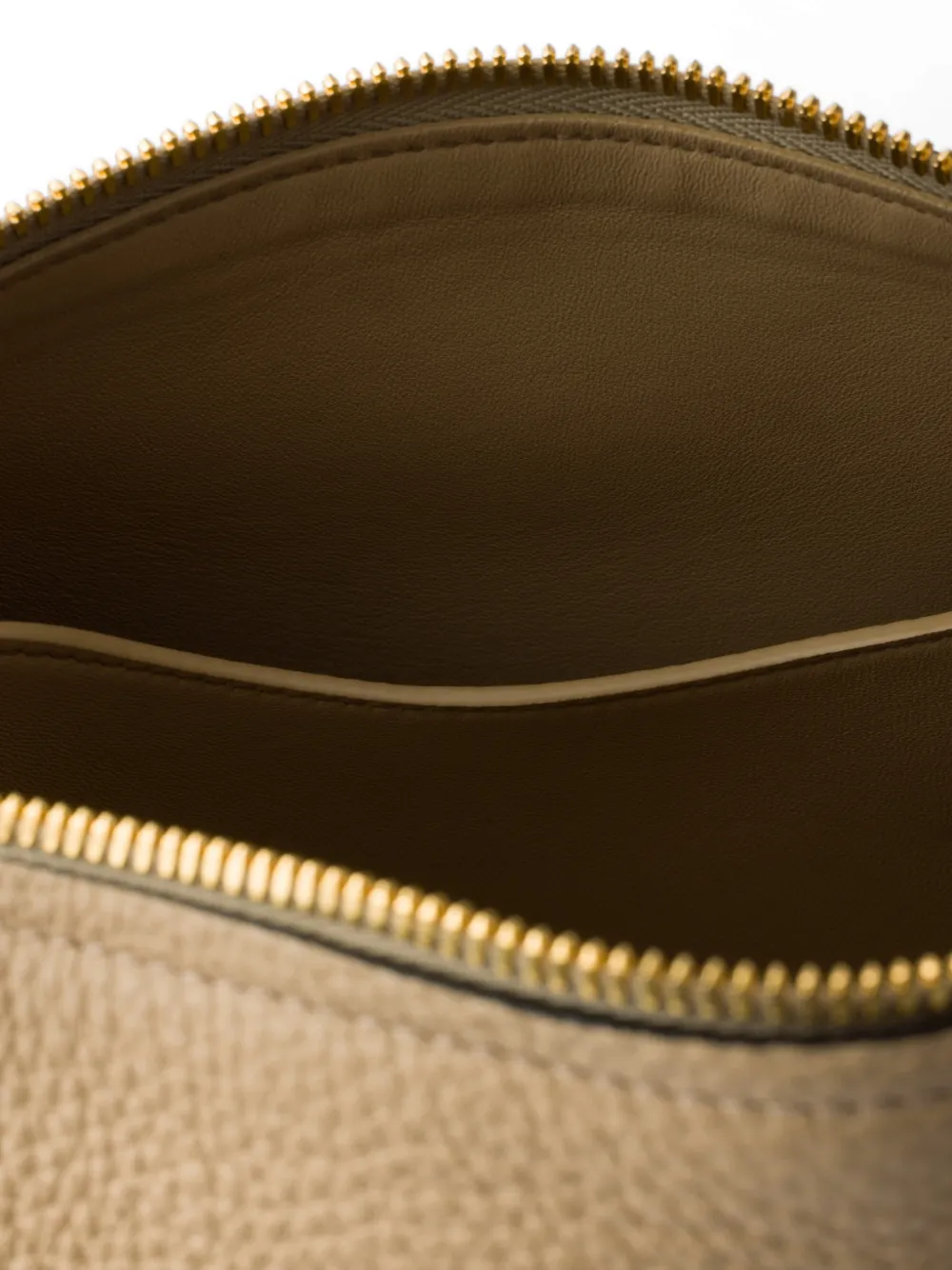 Prada Leren shopper Beige