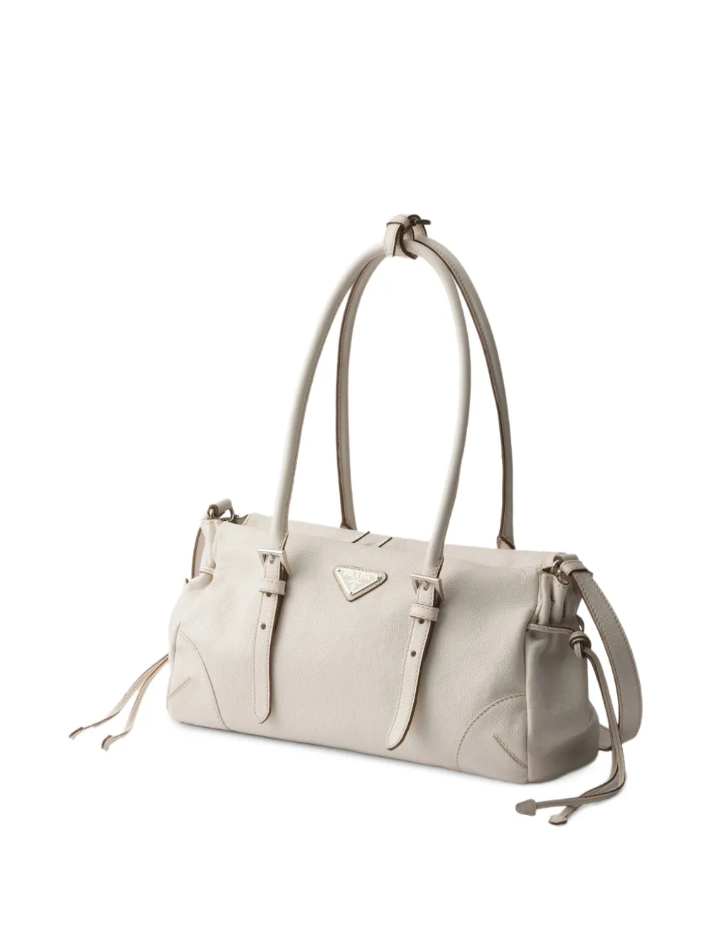 Prada Bonnie medium antiek leren shopper Beige