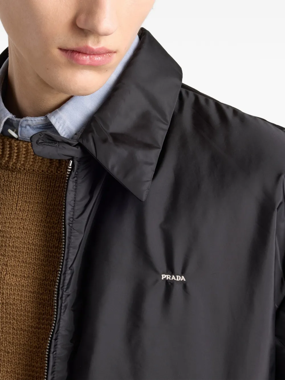 Prada Overhemd met borstzak Blauw
