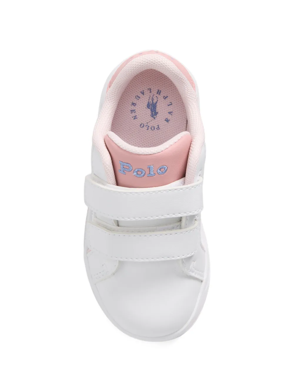 POLO RALPH LAUREN KIDS Heritage Court III EZ sneakers met bandje Wit