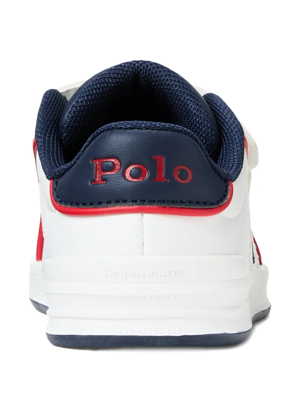 POLO RALPH LAUREN KIDS Heritage Court III EZ sneakers met geborduurd logo Wit