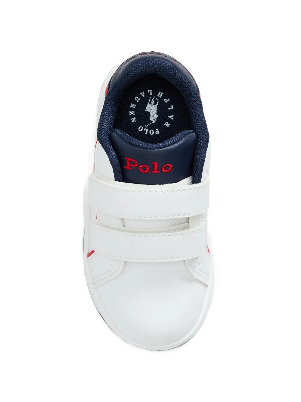 POLO RALPH LAUREN KIDS Heritage Court III EZ sneakers met geborduurd logo Wit