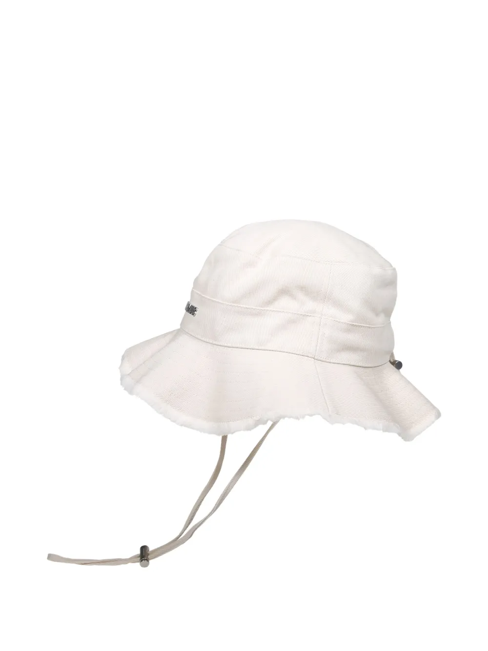 Jacquemus frayed bucket hat - Beige