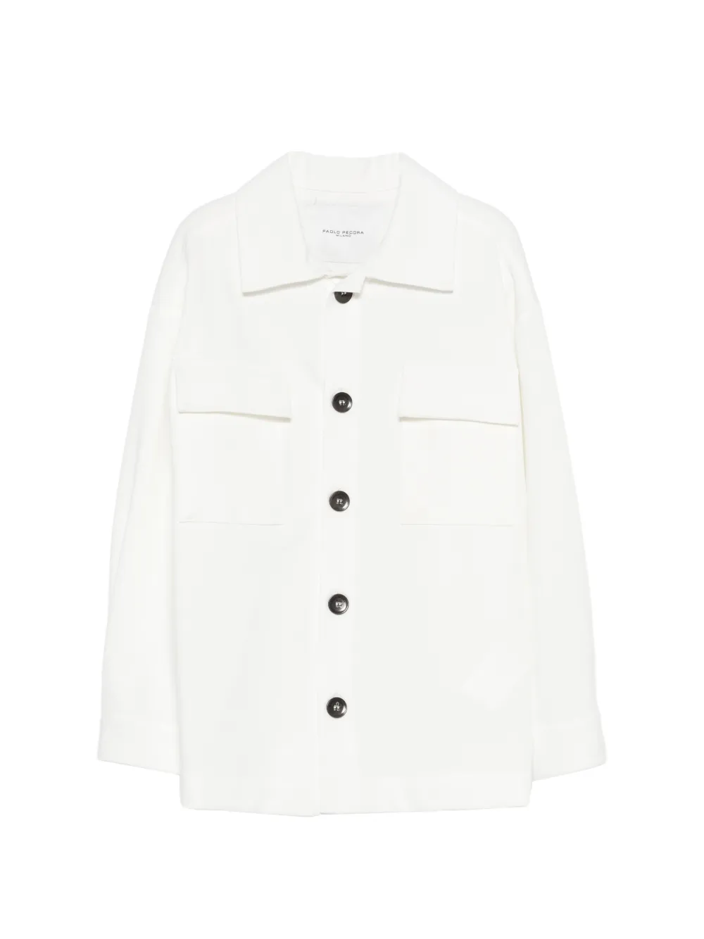 Paolo Pecora Kids flap-pocket jacket - Weiß