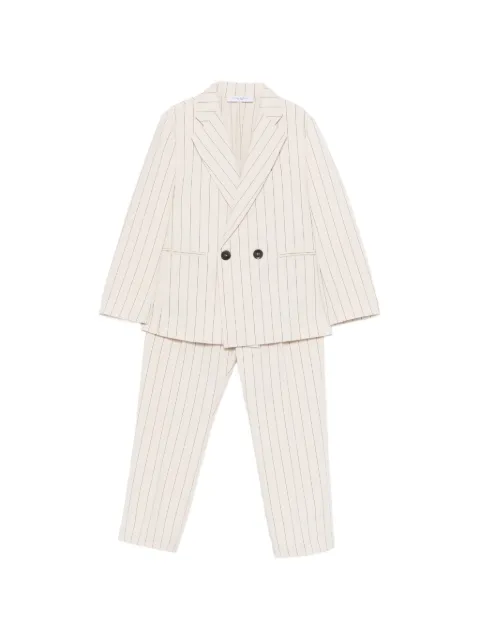 Paolo Pecora Kids pinstripe single-breasted suit