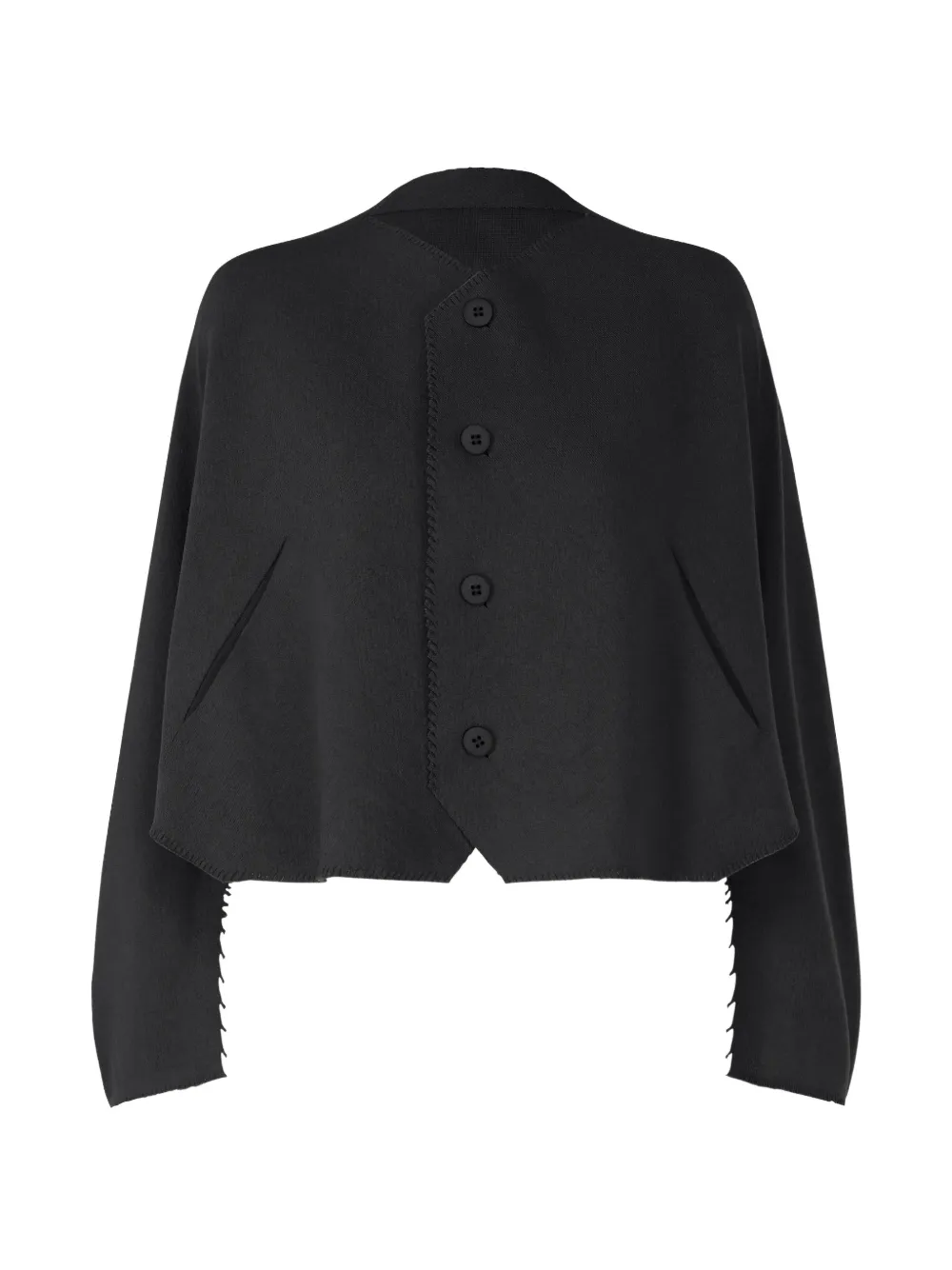 Issey Miyake Campagne button-front cardigan - Nero