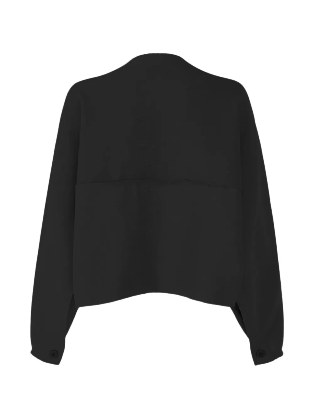  Issey Miyake Campagne Button-front Cardigan - Black 