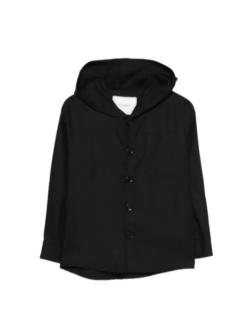 Paolo Pecora Kids hooded buttoned shirt
