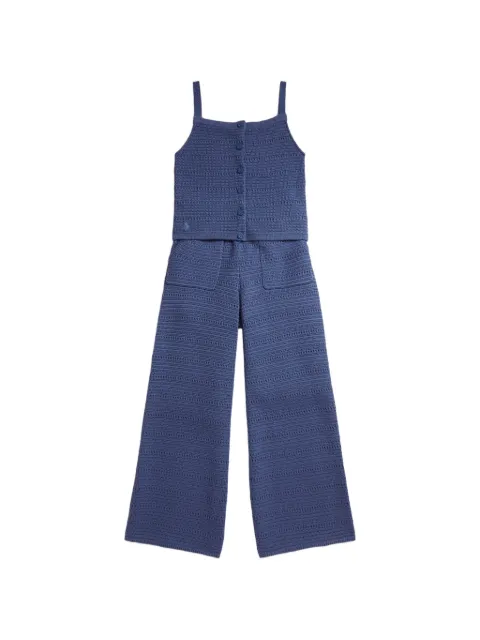 POLO RALPH LAUREN KIDS set de pantalones de crochet